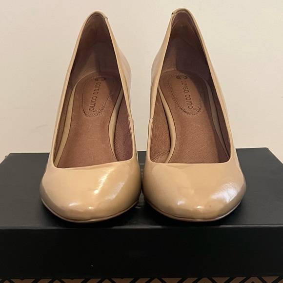 Corso Como Tan Linden Almond Toe Pumps Size 6 - Picture 4 of 6